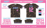 Carolina Lightning Performance Short Sleeve