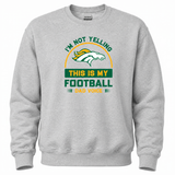Boiling Springs I'm Not Yelling This is My Football Dad Voice Crewneck Sweatshirt