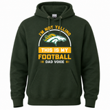 Boiling Springs I'm Not Yelling This is My Football Dad Voice Hoodie