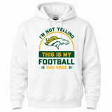 Boiling Springs I'm Not Yelling This is My Football Dad Voice Hoodie