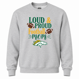 Boiling Springs Loud & Proud Football Mom Crewneck Sweatshirt