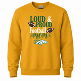 Boiling Springs Loud & Proud Football Mom Crewneck Sweatshirt