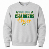 Boiling Springs Little Chargers Cheer Crewneck Sweatshirt