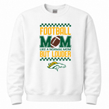 Boiling Springs Football Mom Like A Normal Mom But Louder Crewneck Sweatshirt