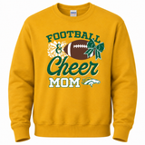BoilingBoiling Springs Football Cheer Mom Crewneck Sweatshirt