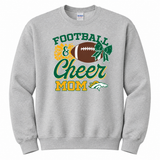 BoilingBoiling Springs Football Cheer Mom Crewneck Sweatshirt