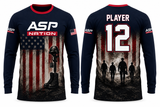 ASP Memorial Day Men's/Boys Full Sublimation Long Sleeve