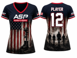 ASP Memorial Day Women's/Girls Full Sublimation Short Sleeve