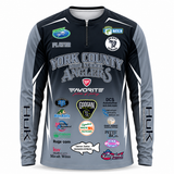 York County Anglers Performance 1/4 Zip Long Sleeve