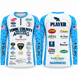 York County Anglers Performance 1/4 Zip Long Sleeve