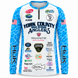 York County Anglers Performance 1/4 Zip Long Sleeve
