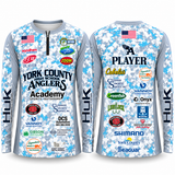 York County Anglers Performance 1/4 Zip Long Sleeve