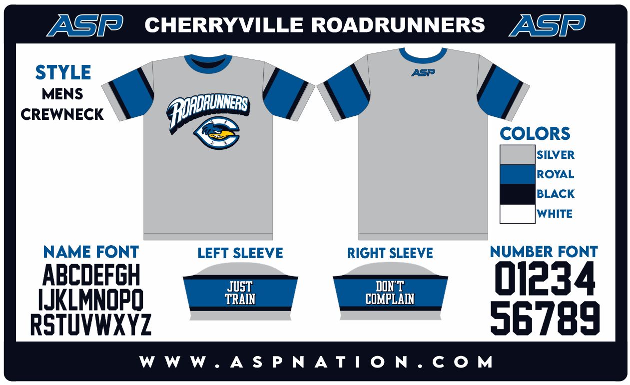Cherryville Roadrunners Baseball Mens/Boys Full Sublimation Short Sleeve