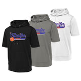 Menifee Tigers Fastpitch Sport-Tek ® Sport-Wick ® Fleece Short Sleeve Hooded Pullover