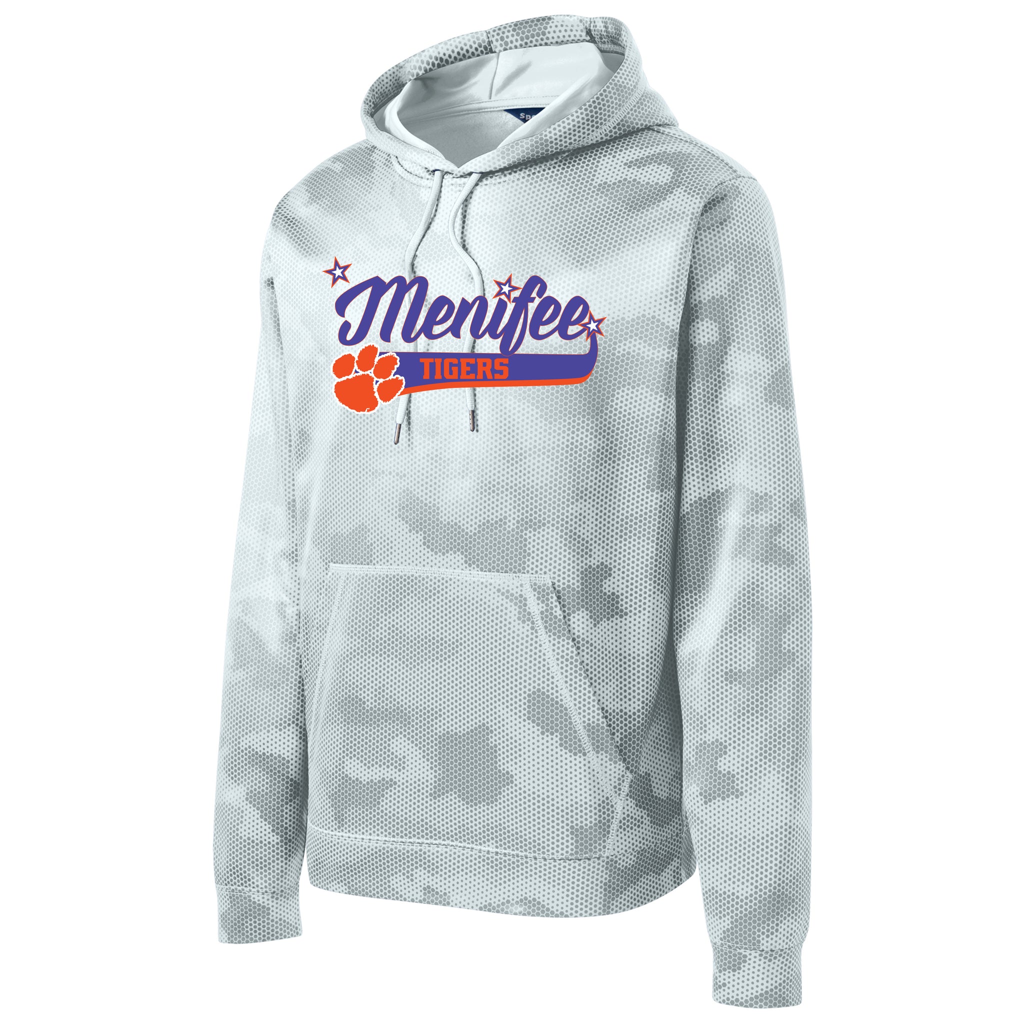 Menifee Tigers Fastpitch Sport-Tek® Sport-Wick® CamoHex Fleece Hooded Pullover