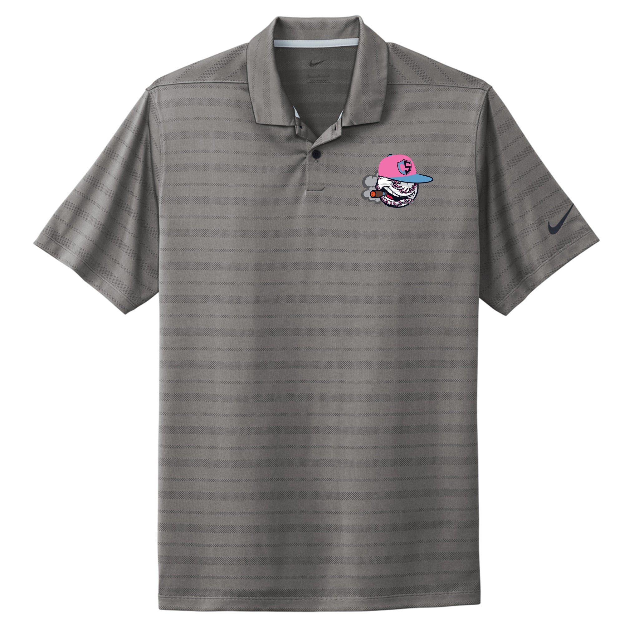 Carolina Smoke Baseball Nike Dri-FIT Vapor Jacquard Polo