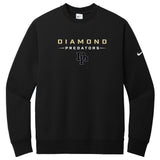 Diamond Predators Nike Club Fleece Sleeve Swoosh Crew