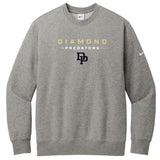 Diamond Predators Nike Club Fleece Sleeve Swoosh Crew