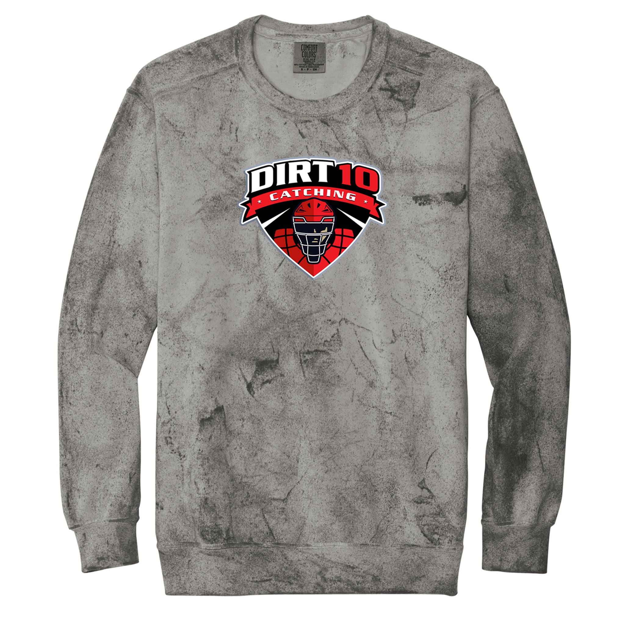 Dirt10 Catching Color Blast Crewneck Sweatshirt