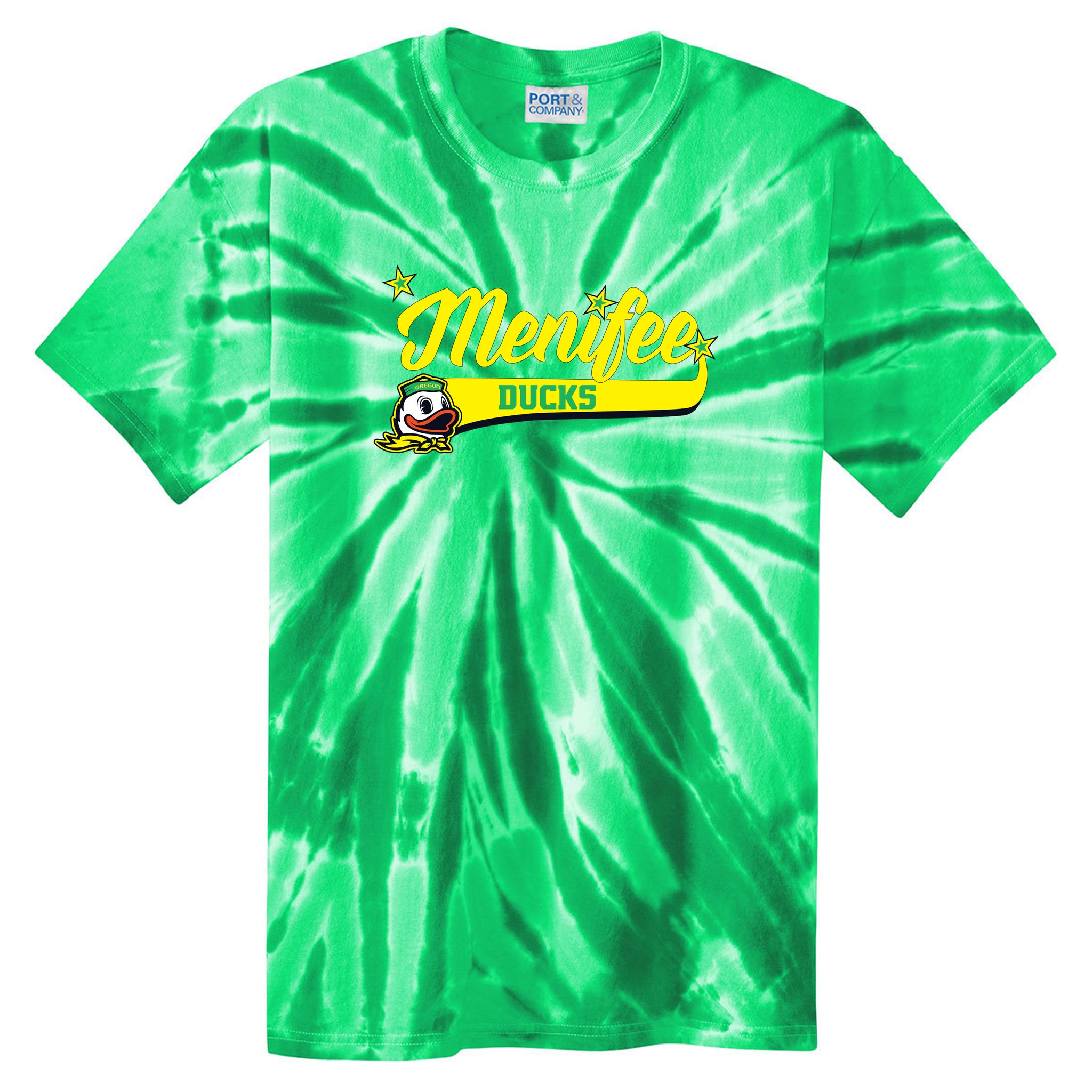 Menifee Ducks Fastpitch Port & Company® Tie-Dye Tee