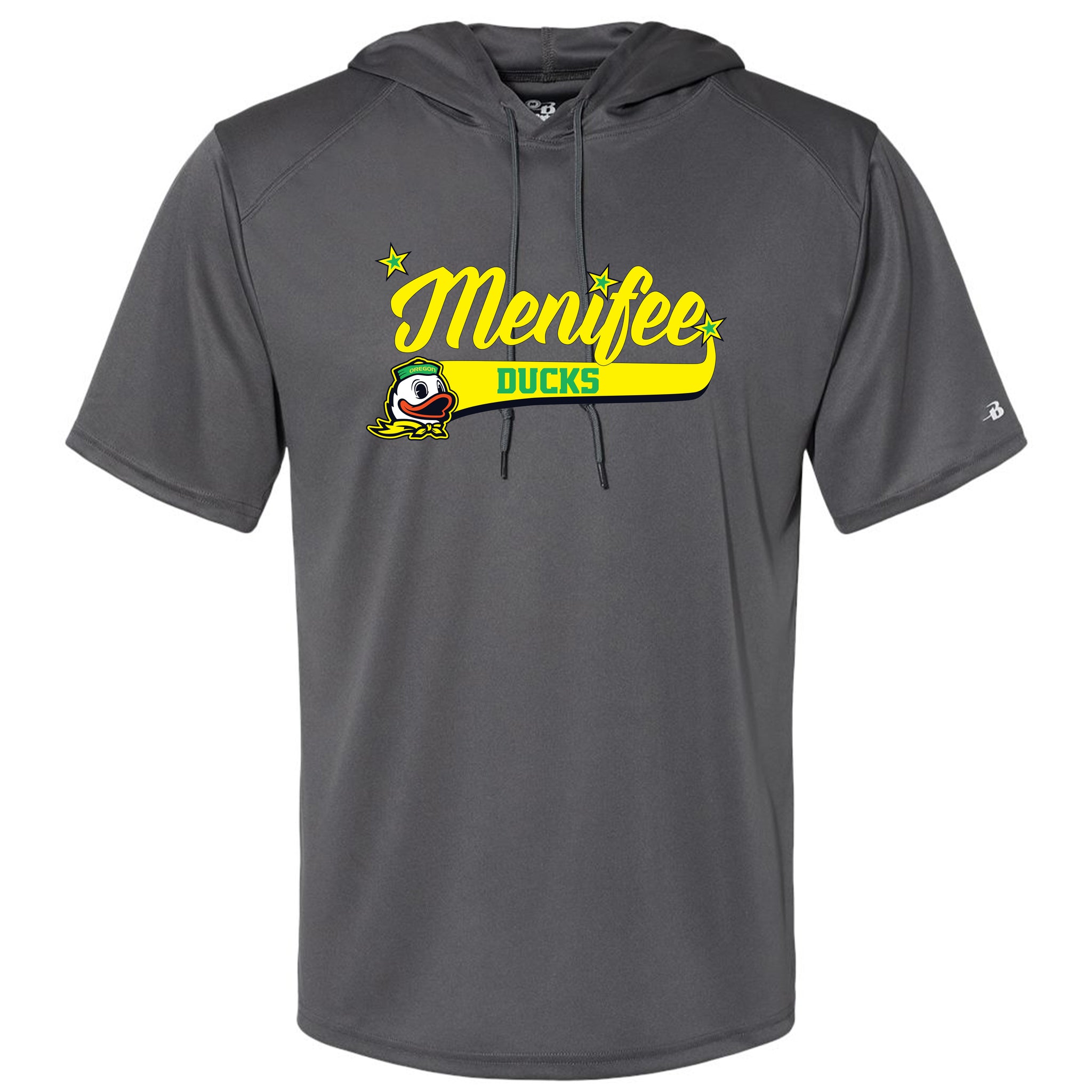 Menifee Ducks Fastpitch Badger B-Core Hooded T-Shirt