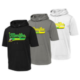 Menifee Ducks Fastpitch Sport-Tek ® Sport-Wick ® Fleece Short Sleeve Hooded Pullover
