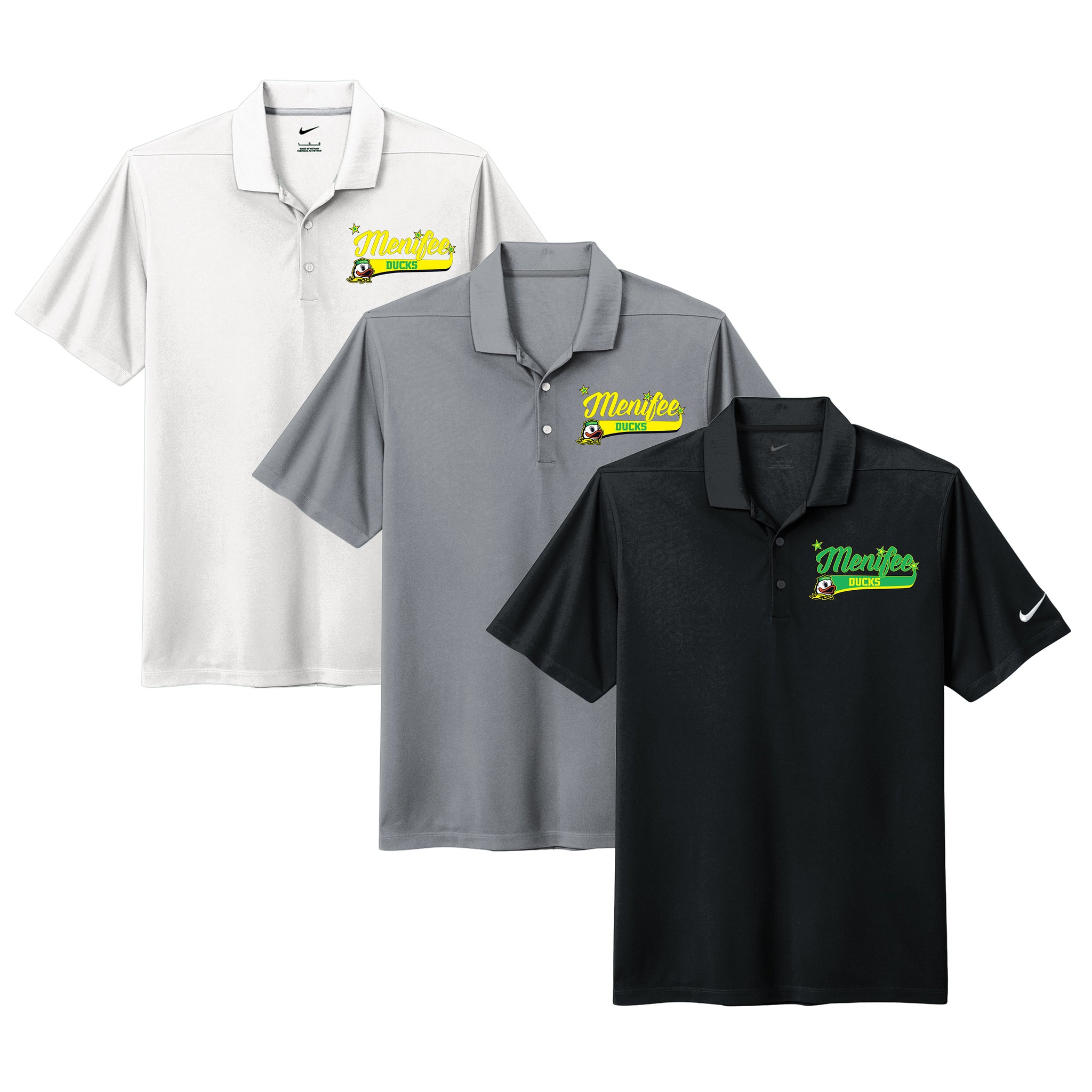 Menifee Ducks Fastpitch Nike Dri-FIT Micro Pique 2.0 Pocket Polo