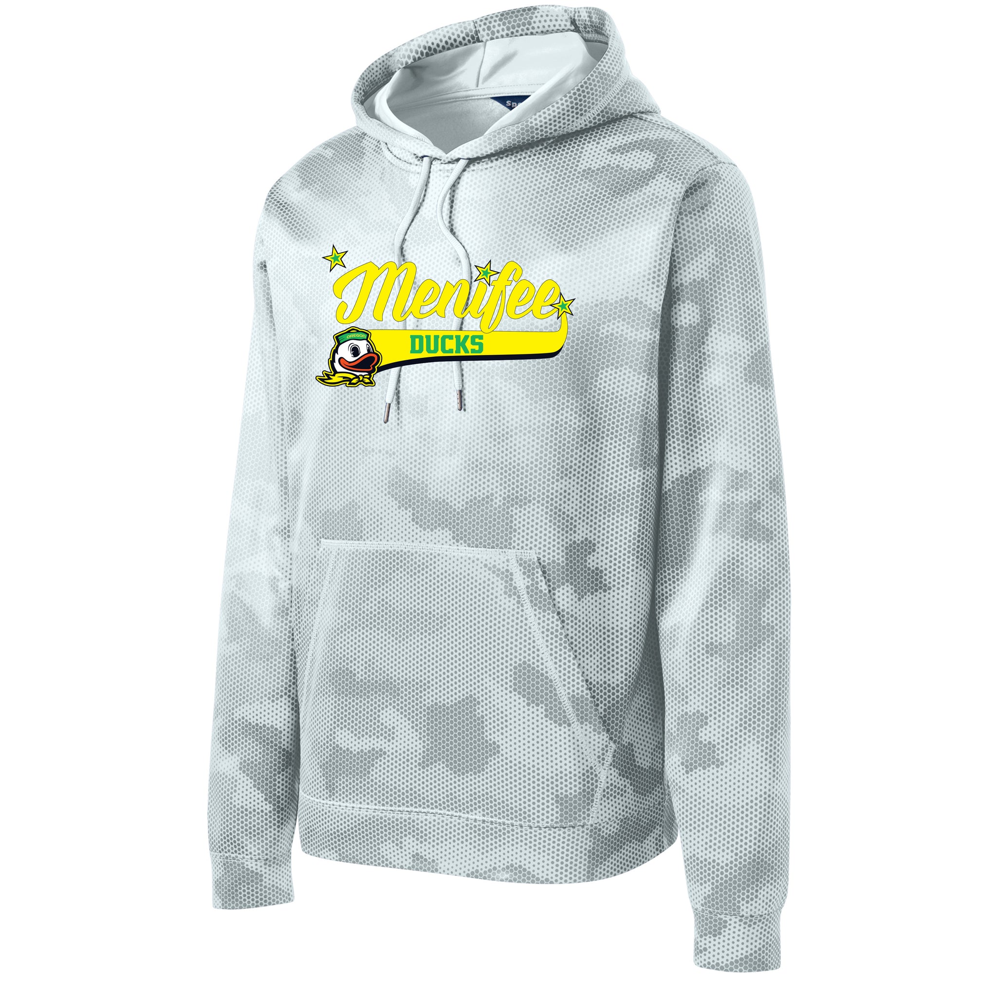 Menifee Ducks Fastpitch Sport-Tek® Sport-Wick® CamoHex Fleece Hooded Pullover