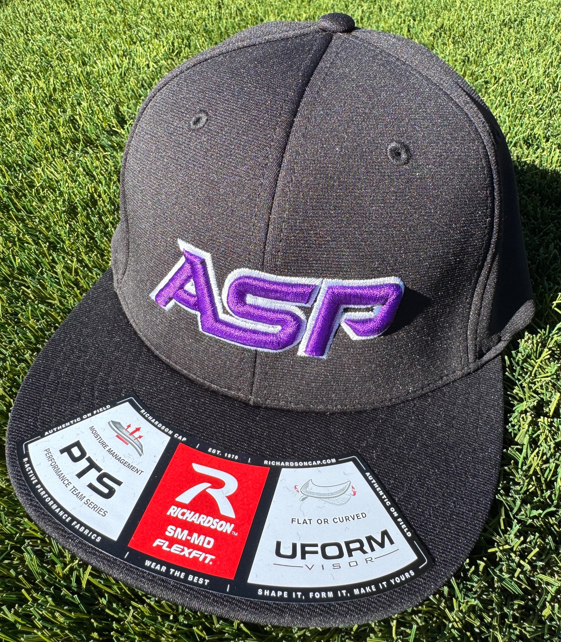 ASP Black/Purple Pro Series Richardson PTS20 Hat