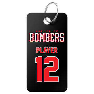 Frederick Bombers Baseball Bag Tag