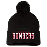 Frederick Bombers Baseball Sportsman 12" Pom-Pom Cuffed Beanie