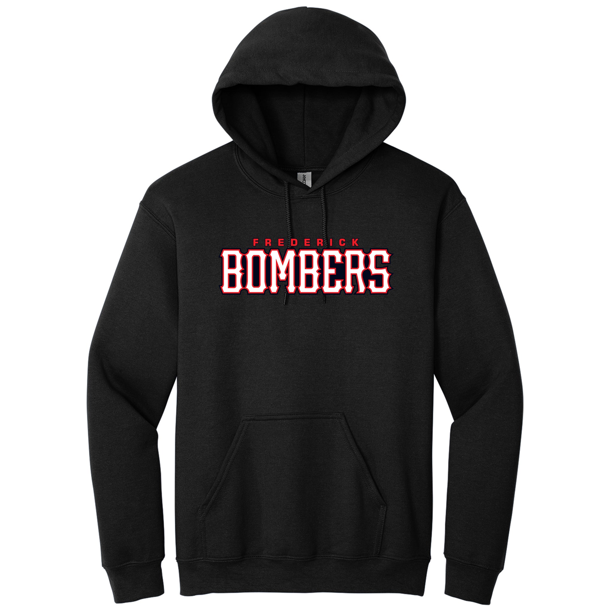 Frederick Bombers Baseball Gildan® Heavy Blend™ Hooded Sweatshirt