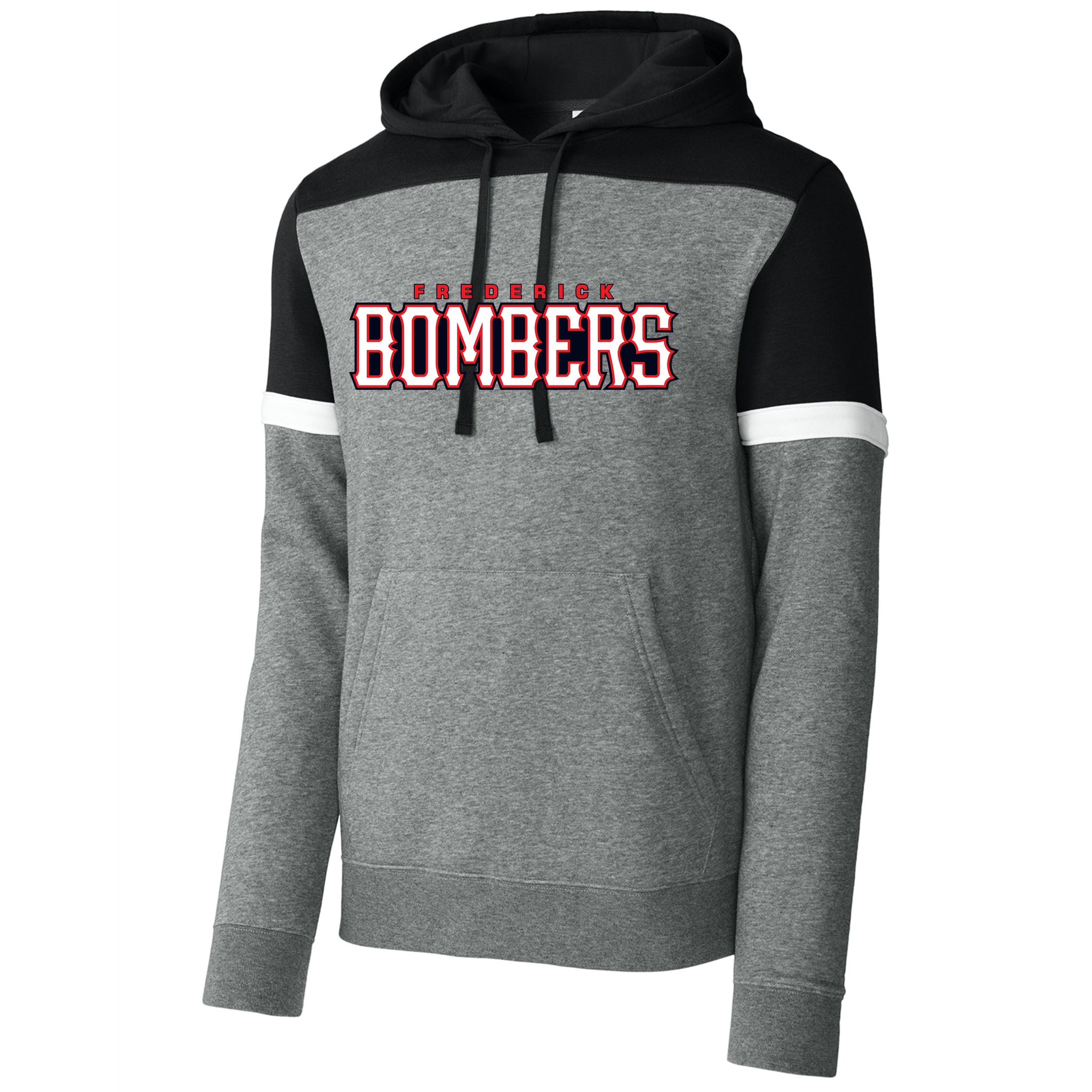 Frederick Bombers Baseball Sport-Tek® Drive Fleece Colorblock Hoodie