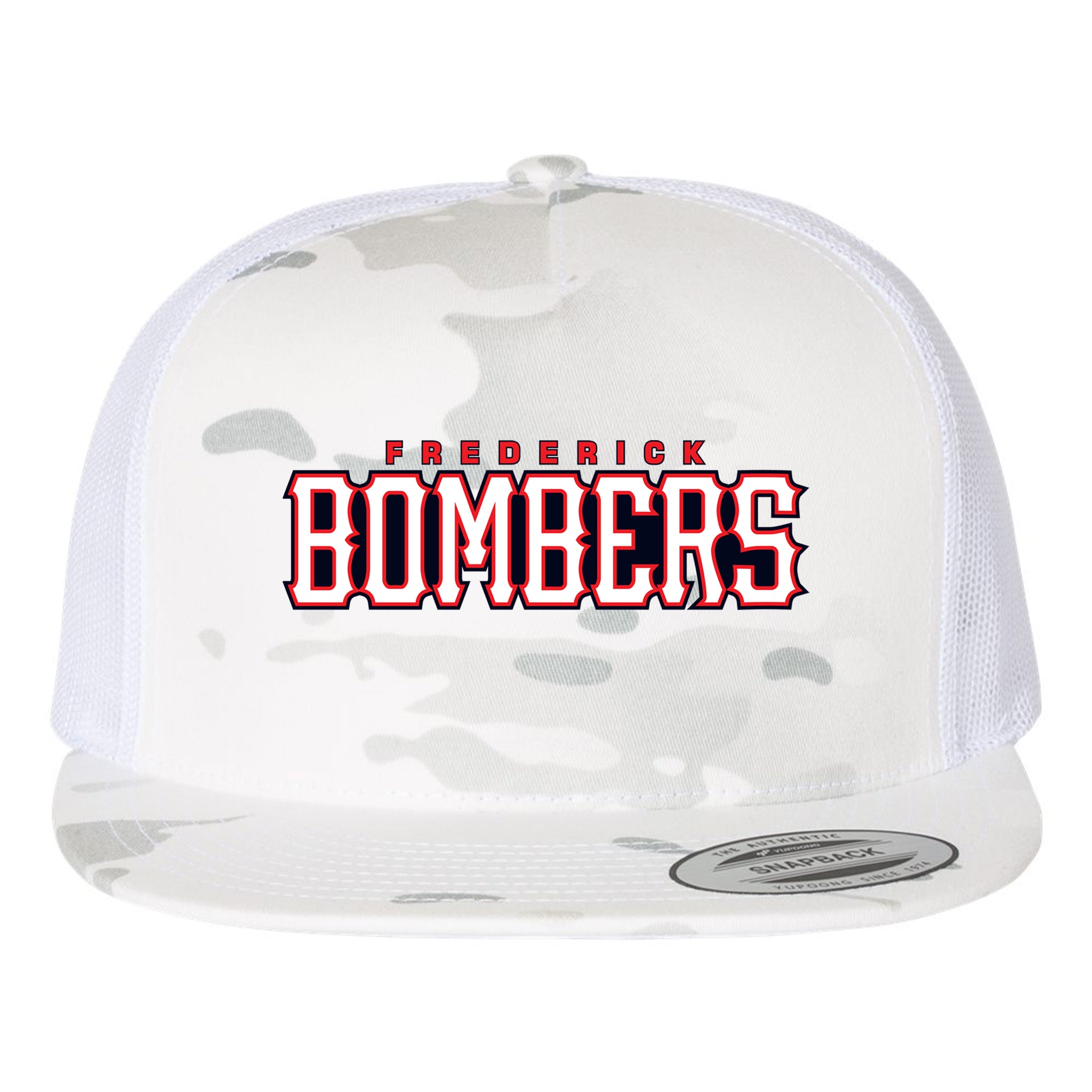 Frederick Bombers Baseball YP Classics Five-Panel Classic Trucker Cap