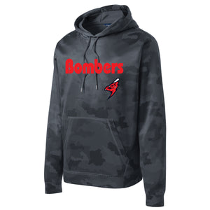 Frederick Bombers Baseball Sport-Tek® Sport-Wick® CamoHex Fleece Hooded Pullover