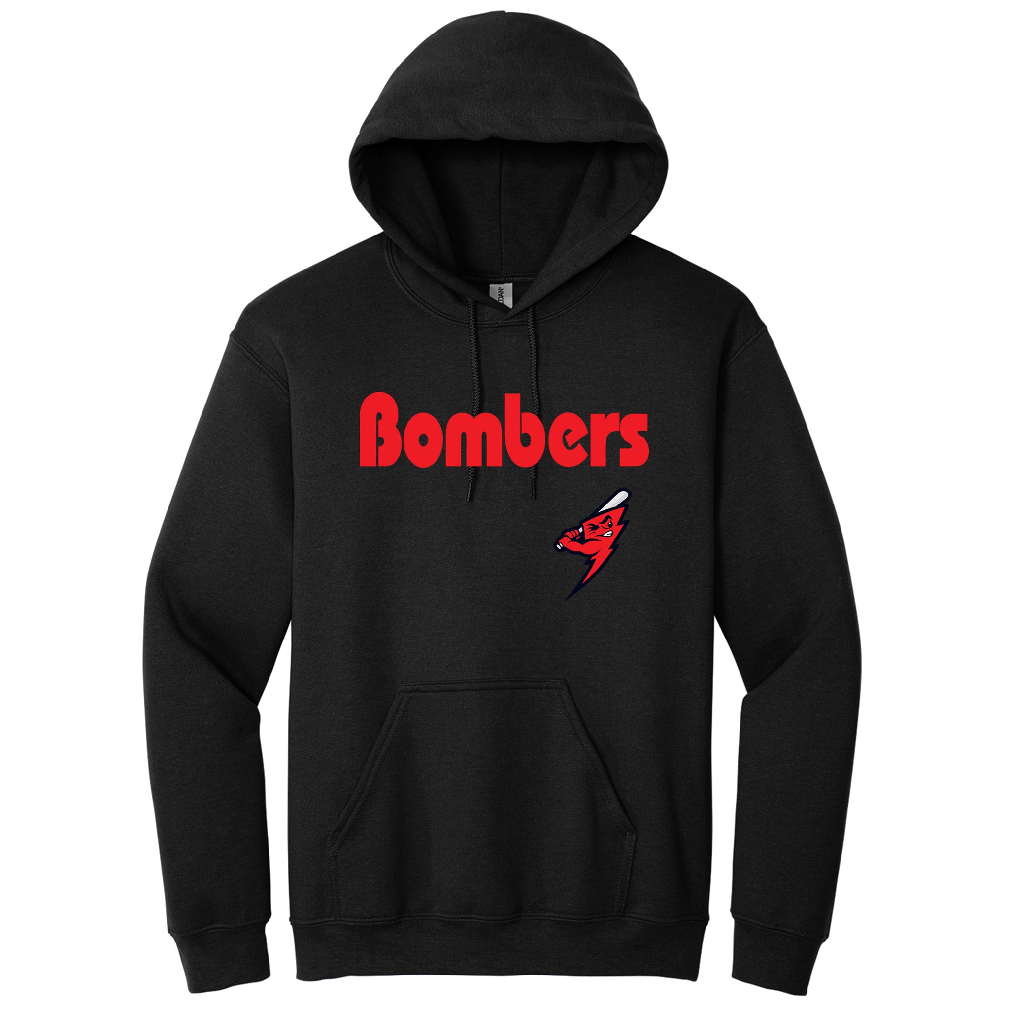 Frederick Bombers Baseball Gildan® Heavy Blend™ Hooded Sweatshirt