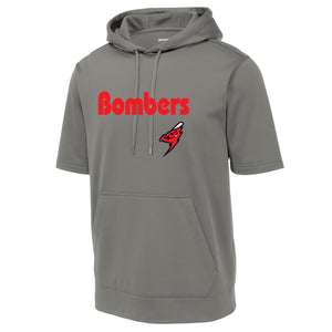 Frederick Bombers Baseball Sport-Tek ® Sport-Wick ® Fleece Short Sleeve Hooded Pullover