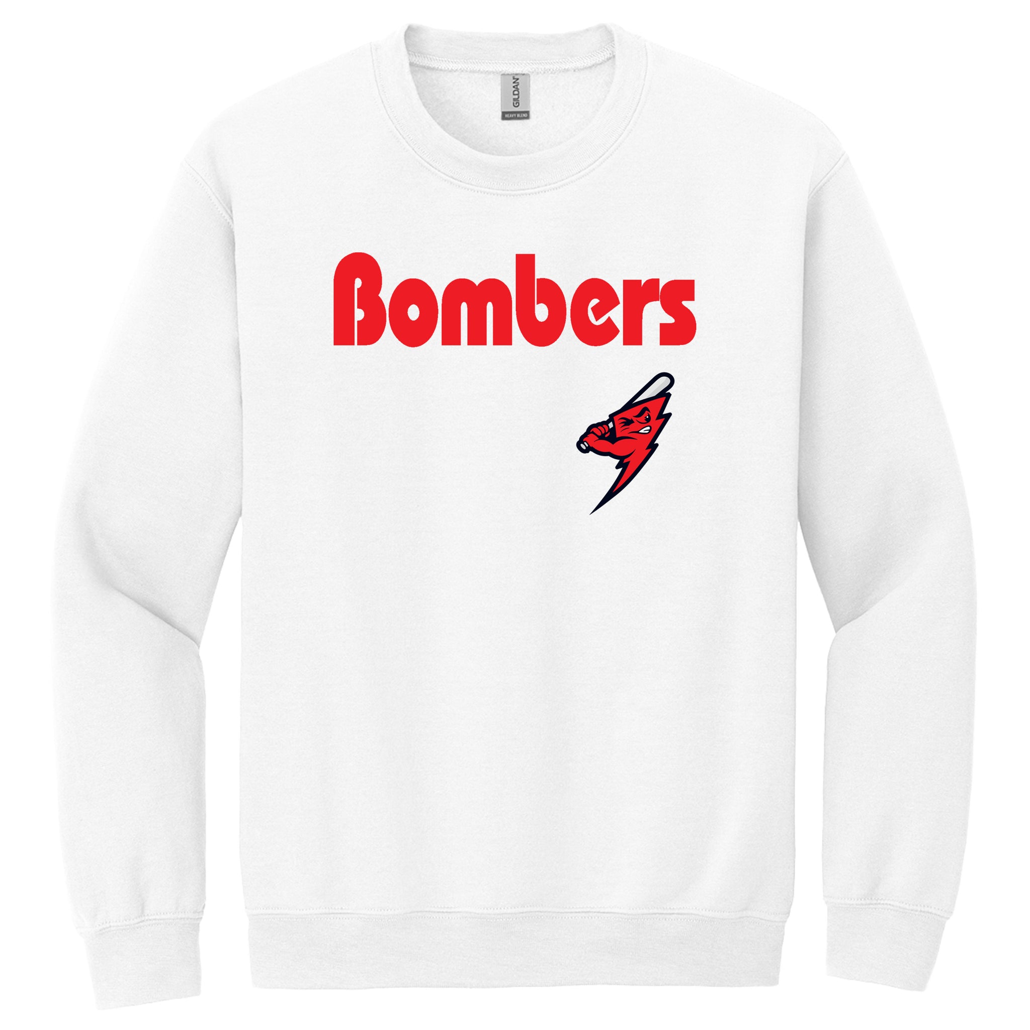 Frederick Bombers Baseball Gildan® Heavy Blend™ Crewneck Sweatshirt