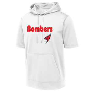 Frederick Bombers Baseball Sport-Tek ® Sport-Wick ® Fleece Short Sleeve Hooded Pullover