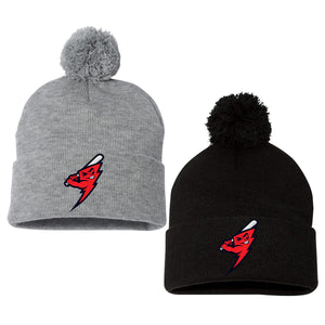 Frederick Bombers Baseball Sportsman 12" Pom-Pom Cuffed Beanie