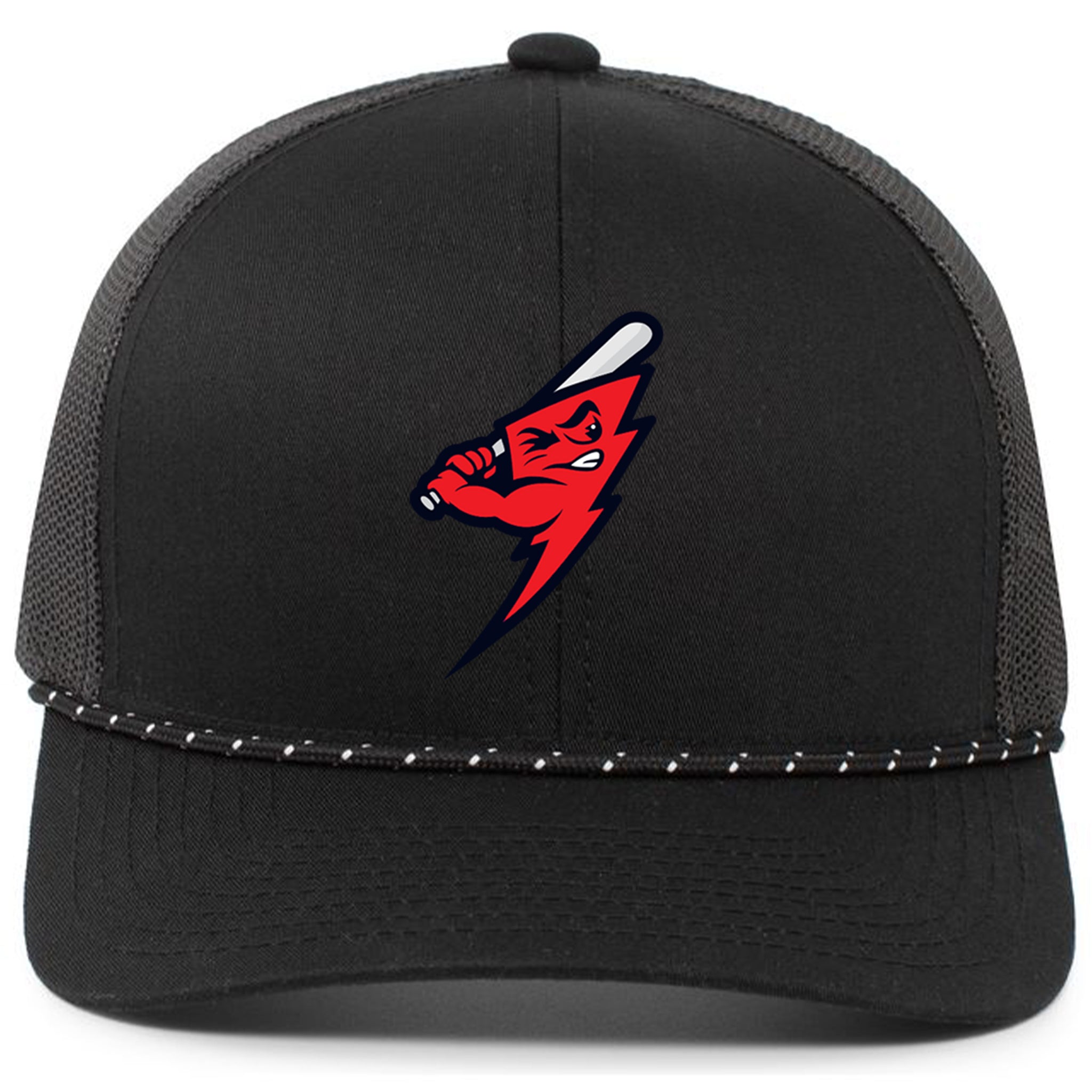 Frederick Bombers Baseball Pacific Headwear Trucker Snapback Braid Cap