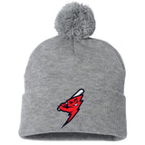 Frederick Bombers Baseball Sportsman 12" Pom-Pom Cuffed Beanie