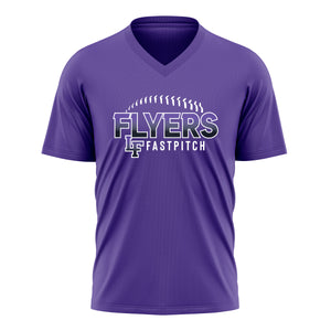 FLYERS FASTPITCH WOMENS V-NECK FULL SUB SHORT SLEEVE