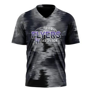 FLYERS FASTPITCH WOMENS V-NECK FULL SUB SHORT SLEEVE