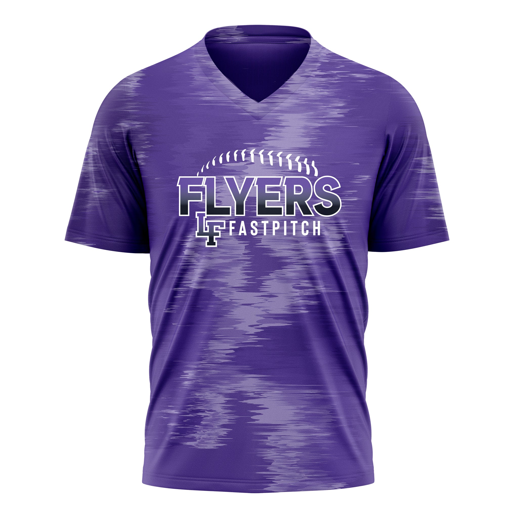 FLYERS FASTPITCH WOMENS V-NECK FULL SUB SHORT SLEEVE