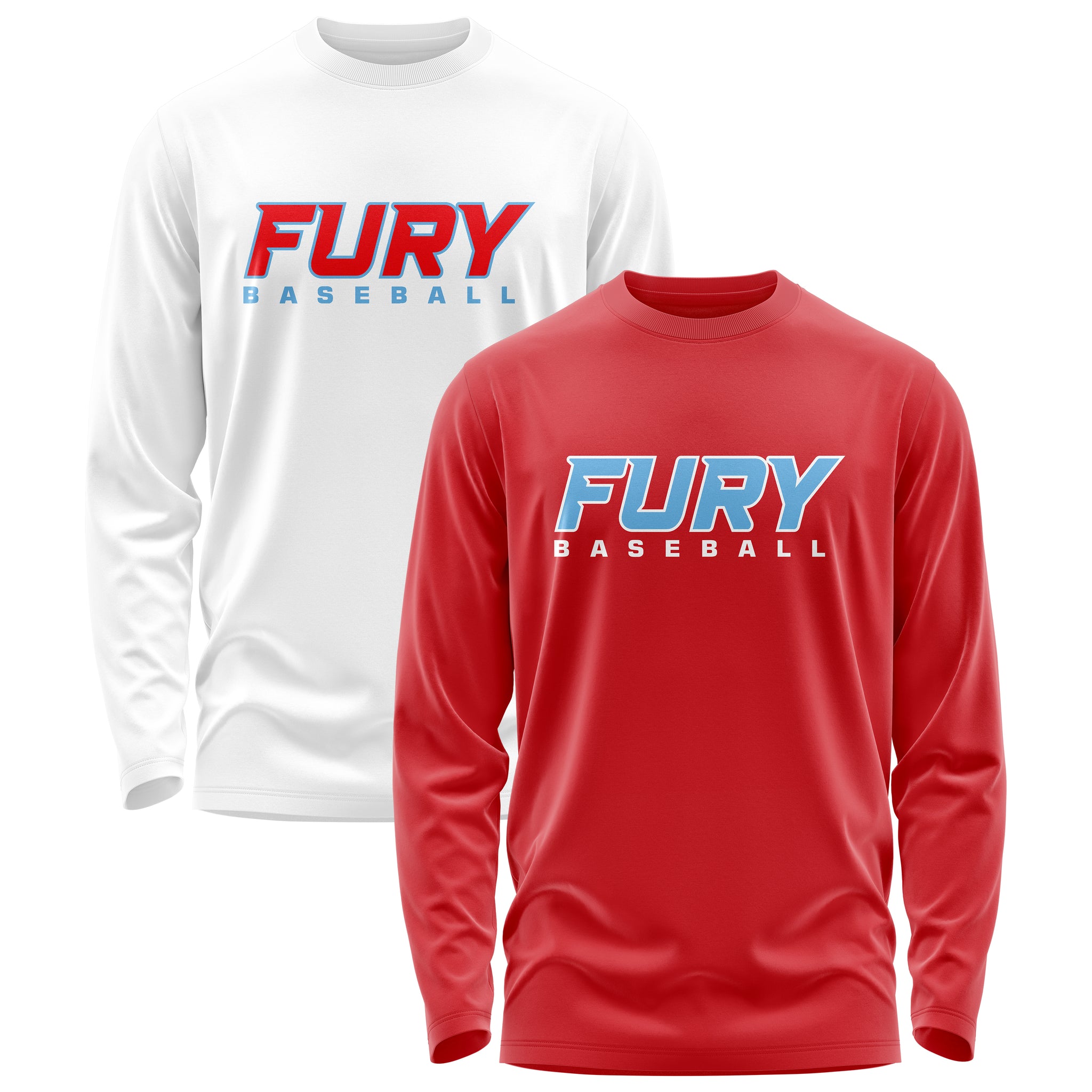 FURY BASEBALL TRI-BLEND LONG SLEEVE