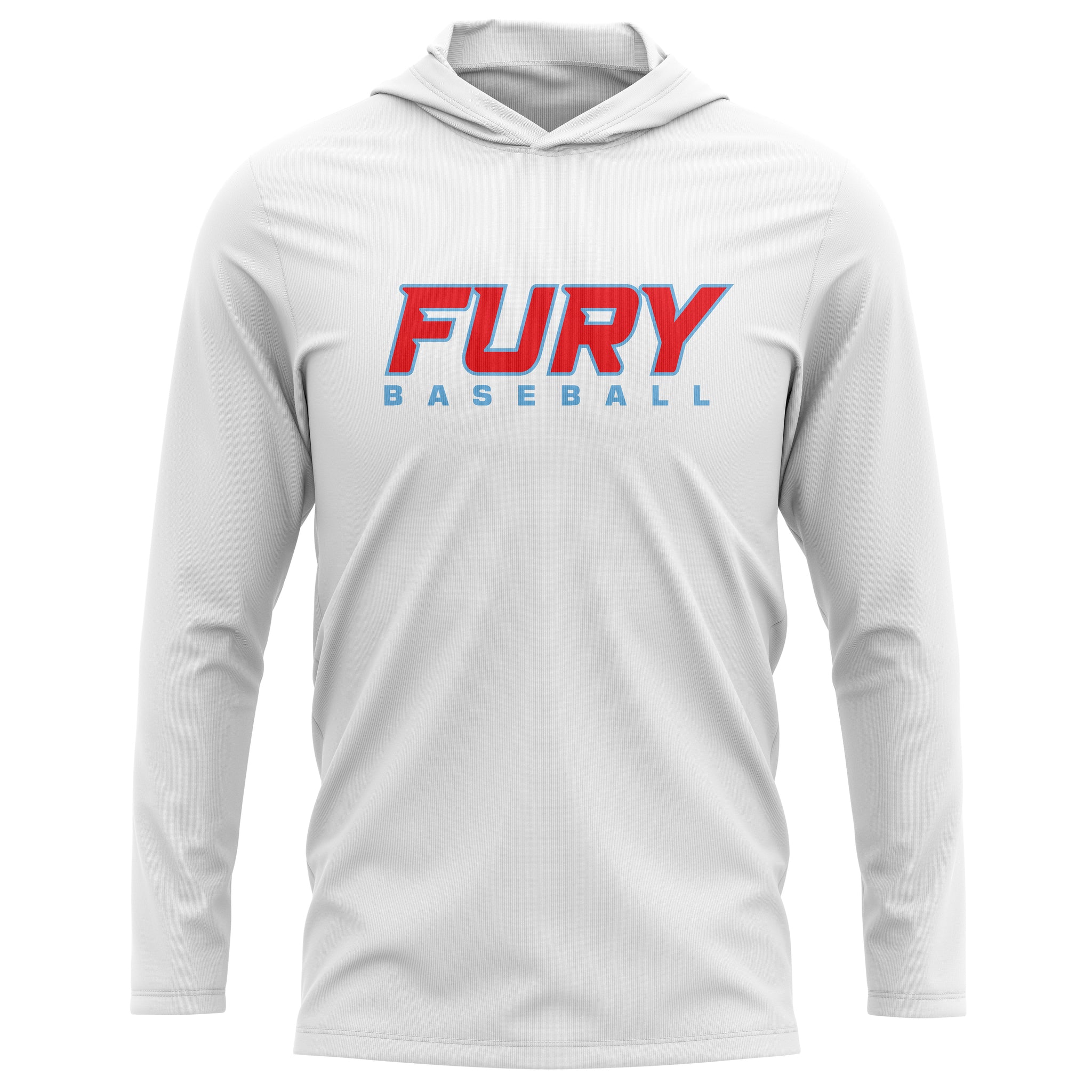 FURY BASEBALL Perfect Tri ® Long Sleeve Hoodie