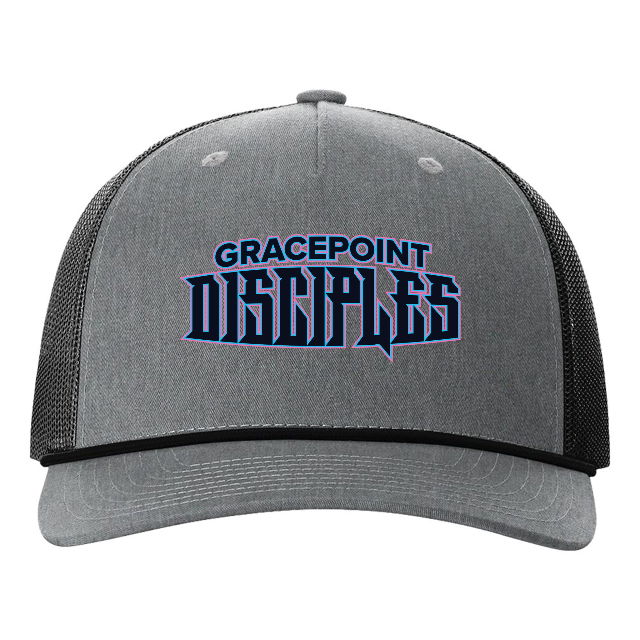GracePoint Disciples Richardson 112FPR Five Panel Trucker with Rope Snapback