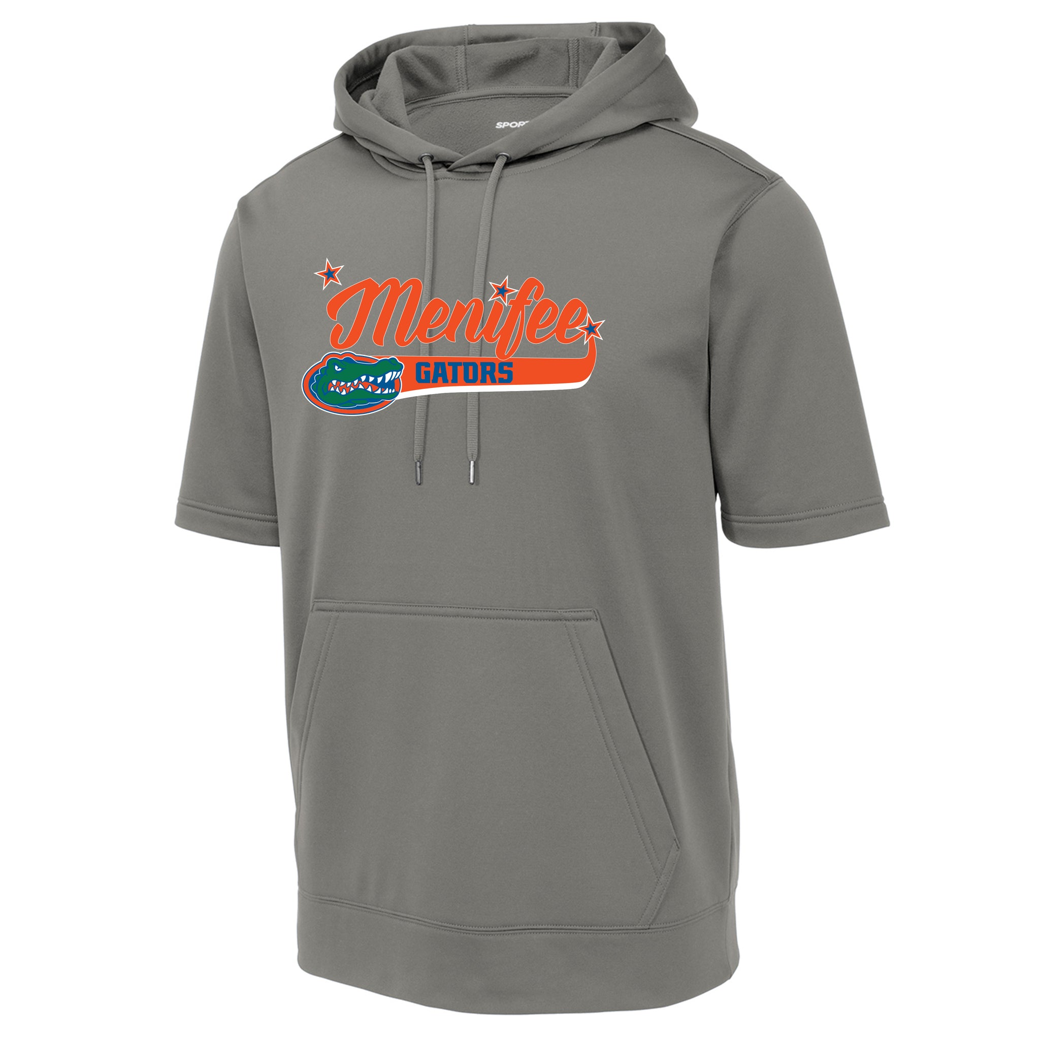 Menifee Gators Fastpitch Sport-Tek ® Sport-Wick ® Fleece Short Sleeve Hooded Pullover