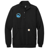 Island Deliveries Carhartt® Midweight 1/4-Zip Mock Neck Sweatshirt